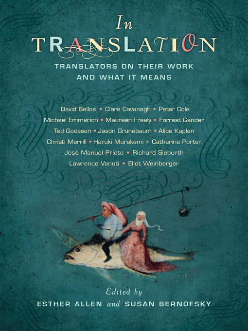 Title details for In Translation by Esther Allen - Available